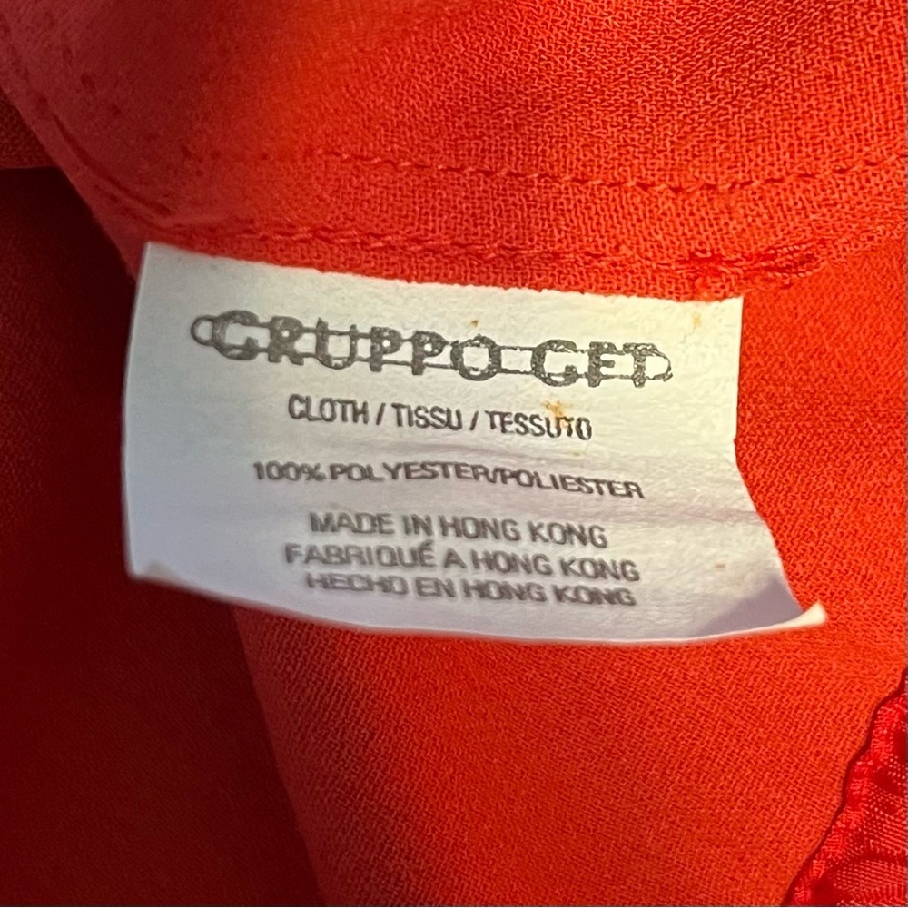 Emanuel Ungaro Red Zip Blazer Vintage Medium Made In Hong Kong - Picture 5 of 8